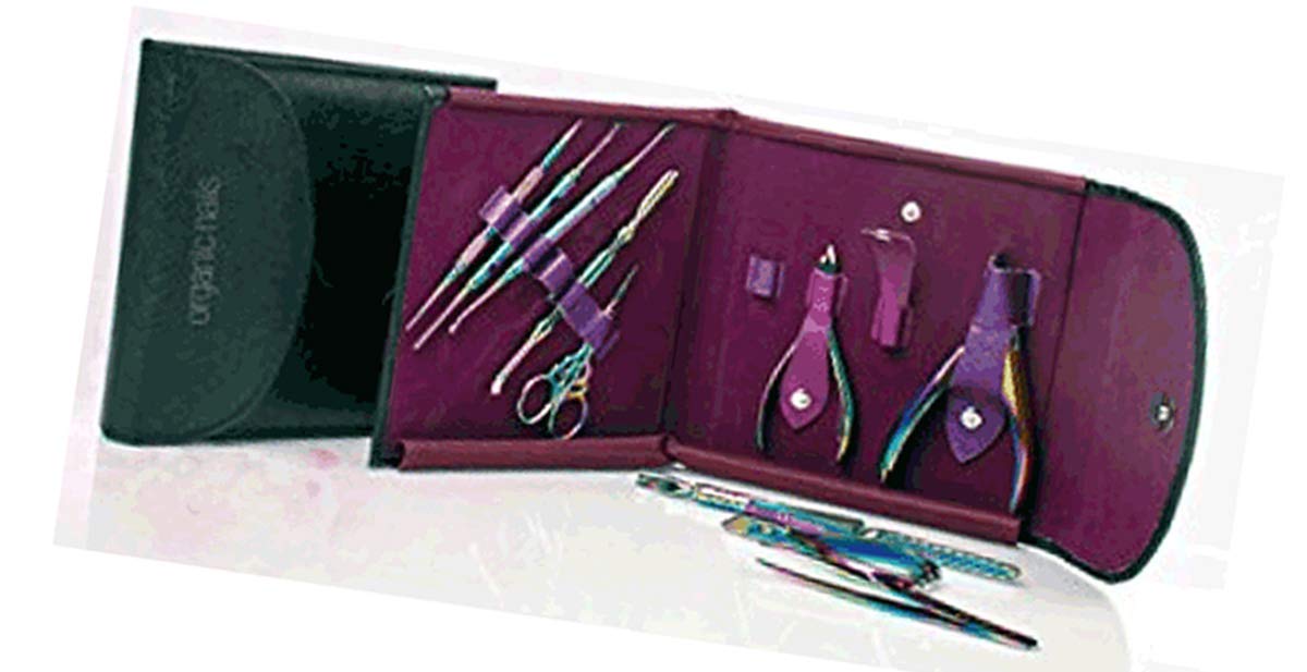Organic Nails Stainless Steel Manicure Tool Set - Professional Nail Care Kit for Home & Salon Use