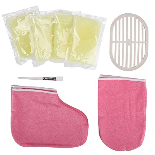 Professional Wax Warmer for Hair Removal - Hands & Feet Waxing Kit with 4x 200g Wax - SPA & Salon Quality Wax Heater Machine for Smooth Skin Care - Perfect for Home Use & Beauty Salons