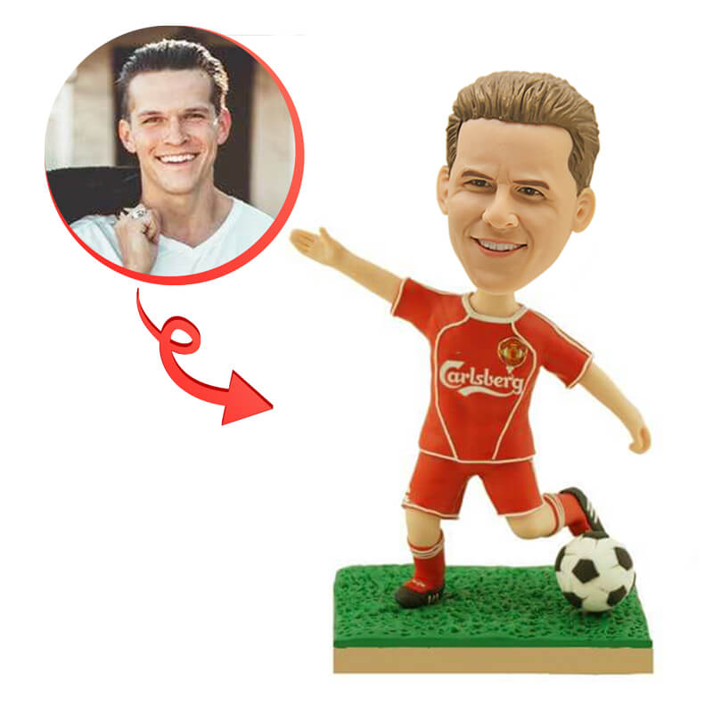 Custom Liverpool FC Soccer Bobblehead - Personalized Football Fan Gift for Birthday, Christmas & Home Decor