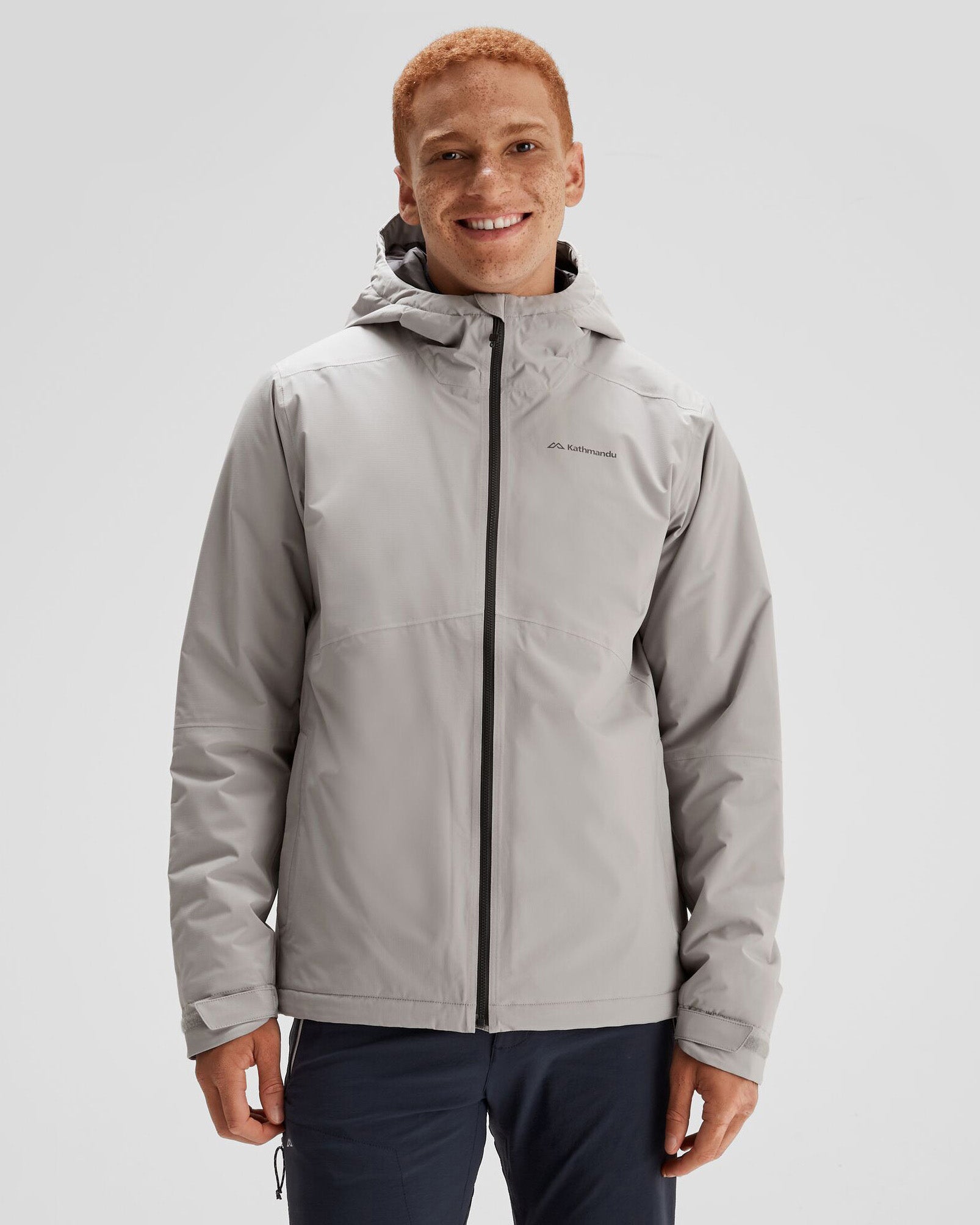 Men's Trailhead 2L Insulated Waterproof Rain Jacket - Steel Grey | Hiking, Camping & Outdoor Adventures