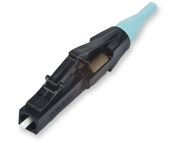 Corning UniCam Multimode Fiber Optic Connector - 50/125 OM3/OM4 LC for 10 Gig Networks - Single Pack - Perfect for Data Centers & High-Speed Networking