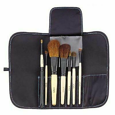 7-Piece Professional Makeup Brush Set with Travel Case - Soft Bristles for Foundation, Blending, Eyeshadow & Contouring - Perfect for Home & Travel Makeup Kits