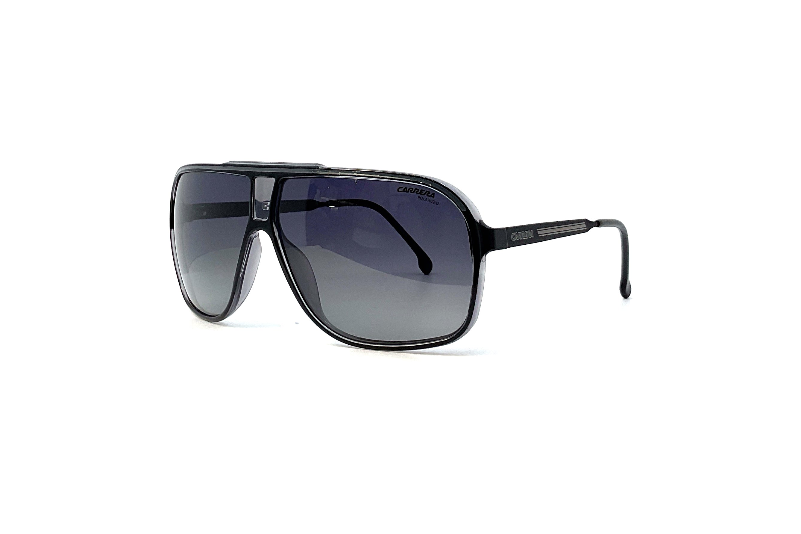 Carrera Grand Prix 3 Black Racing Sunglasses - Polarized UV Protection for Men & Women - Perfect for Driving, Cycling & Outdoor Sports