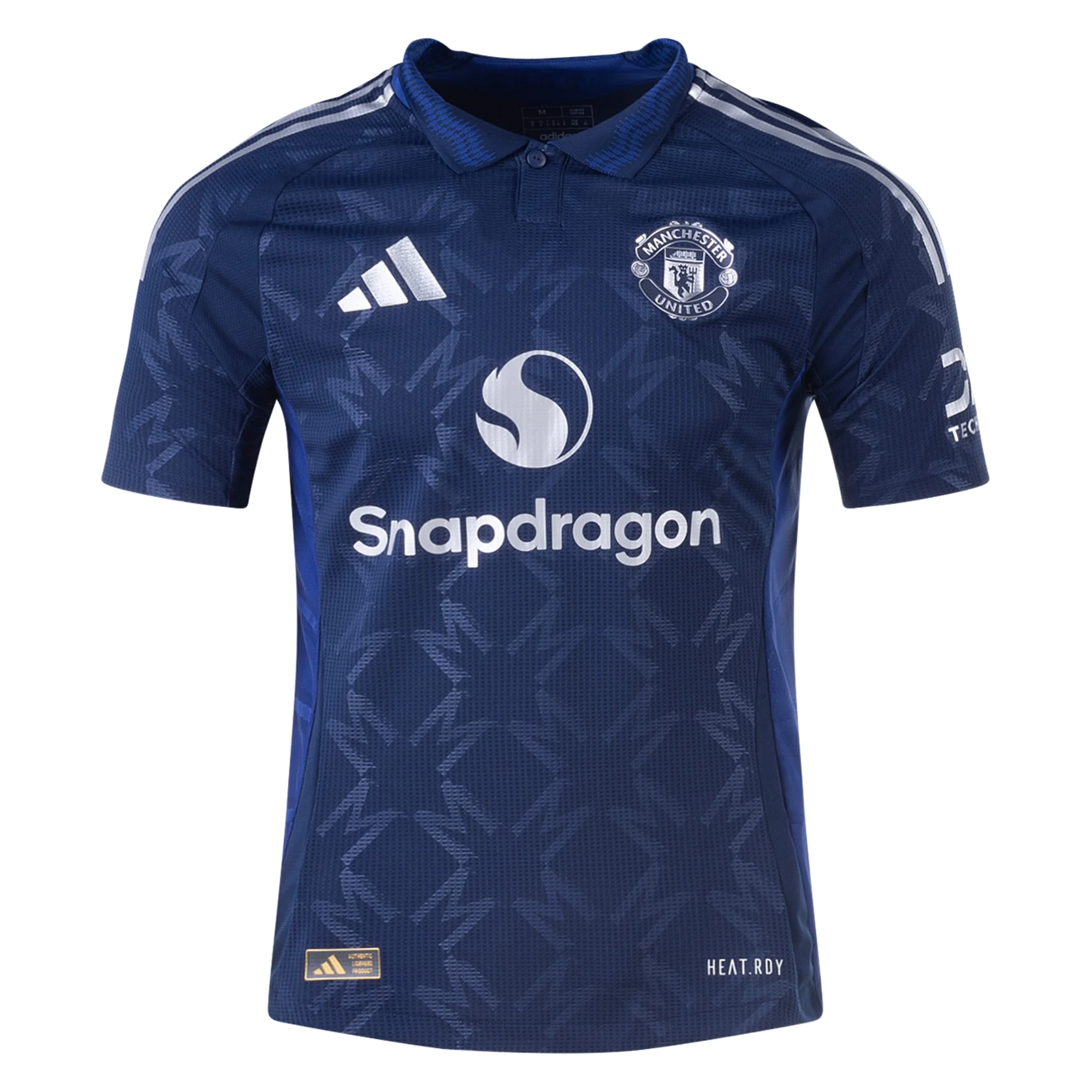Adidas Manchester United Authentic Away Jersey 2024/25 - Night Indigo Color | Official Soccer Jersey for Fans & Players | Perfect for Match Days, Training & Casual Wear