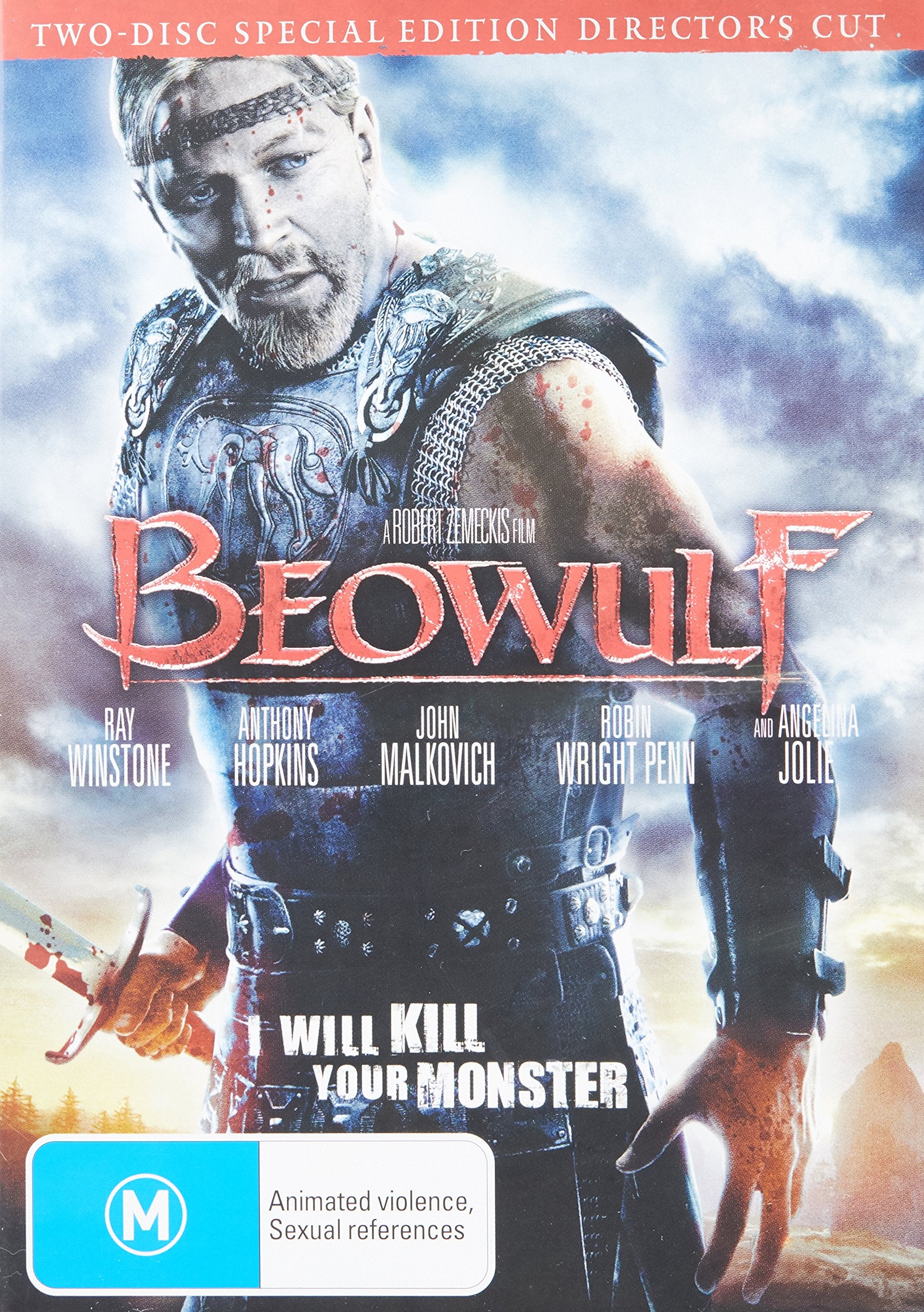 Beowulf Special Edition Director's Cut DVD - Epic Fantasy Action Movie with Bonus Features - Perfect for Movie Nights & Collector's Editions