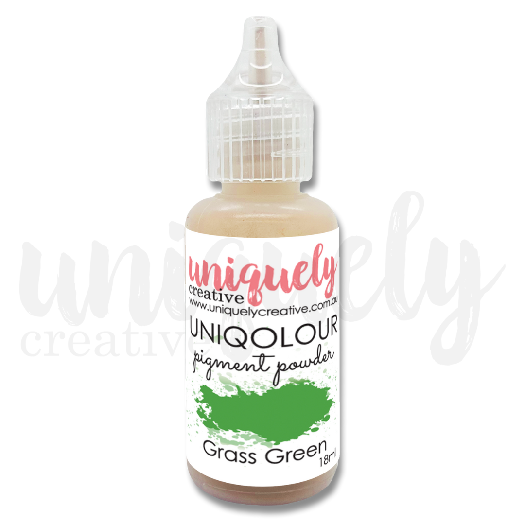 UNIQOLOUR Premium Grass Green Pigment Powder - Vibrant Color for DIY Crafts, Soap Making & Art Projects