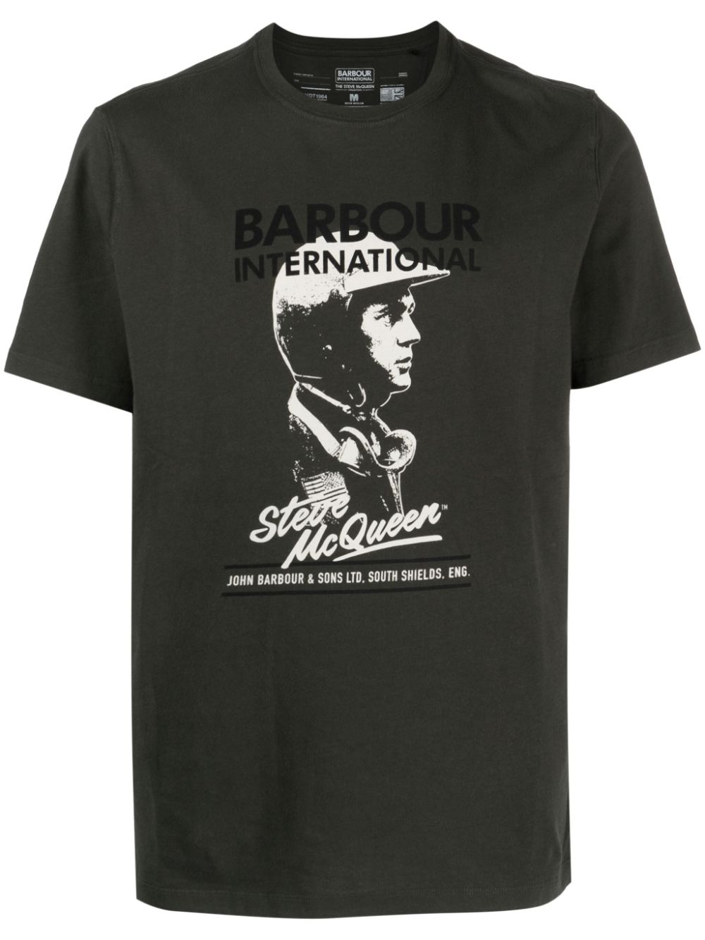 BARBOUR INTERNATIONAL Men's Green T-Shirts & Polo Shirts - Casual & Stylish for Outdoor Activities, Travel, and Everyday Wear