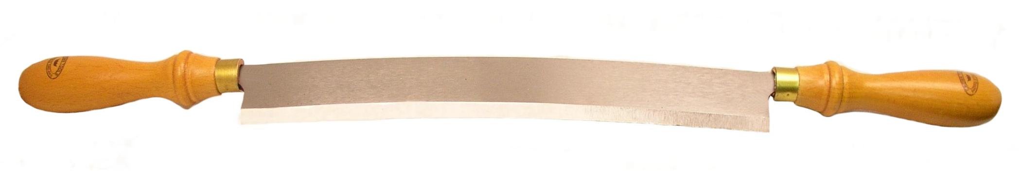 Crown Tools DKB Bent Draw Knife - Woodworking Tool for Shaping & Carving Wood - Perfect for Whittling, Furniture Making & DIY Wood Crafts