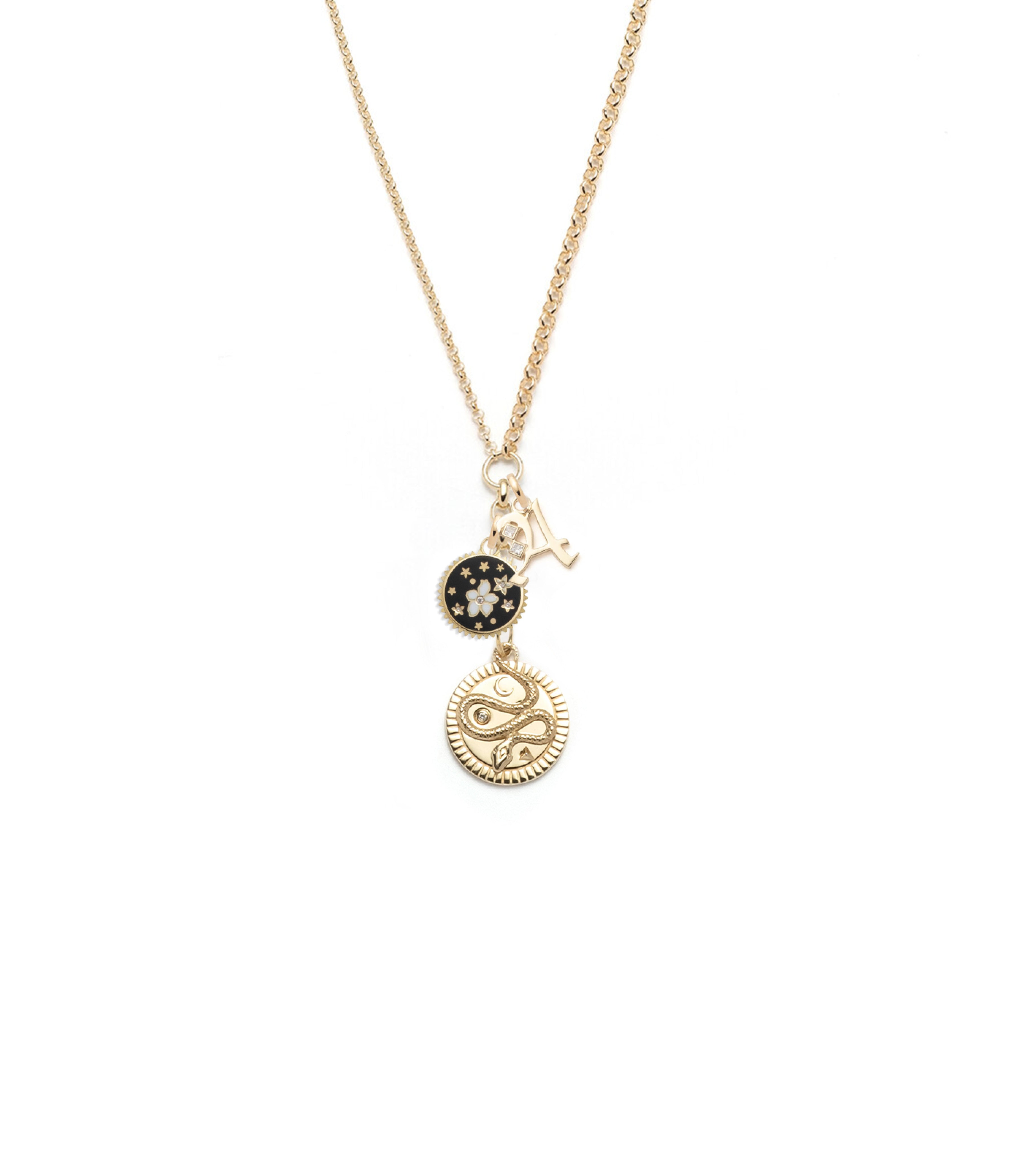 Wholeness and Resilience Medium Mixed Belcher Story Bracelet - Yellow Gold & Black Ceramic with Diamonds | Luxury Jewelry for Women, Perfect for Weddings, Anniversaries & Special Occasions