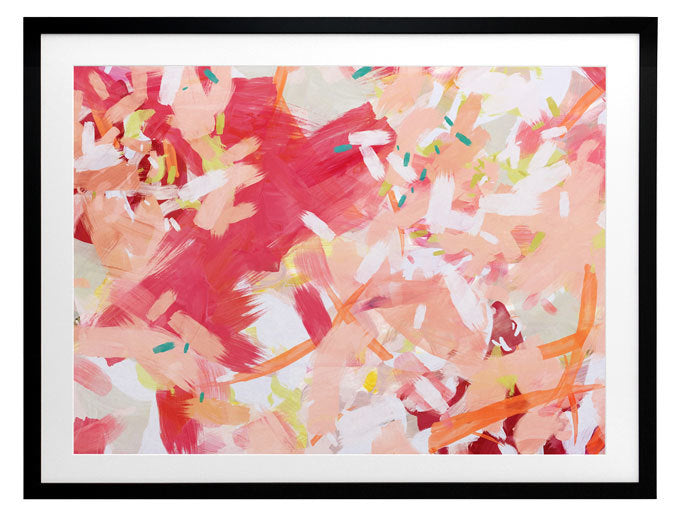 Coral Cove Framed Beach Wall Art Print - Tropical Ocean Decor for Living Room, Bedroom & Office