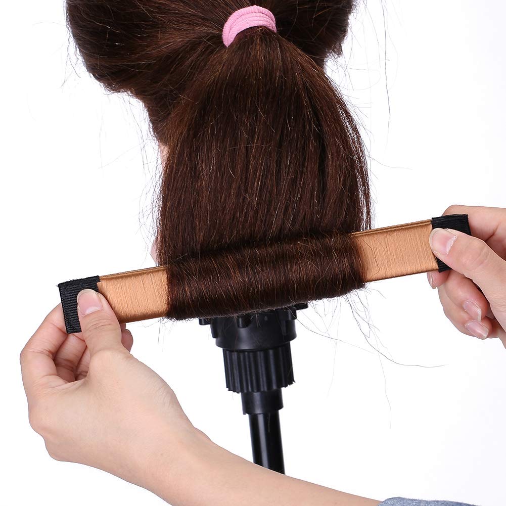 Donut Maker Tool for Hair - Soft & Smooth Donut Hair Twist Tool for Younger Look (Light Brown) | Perfect for Updos, Buns & Stylish Hairstyles