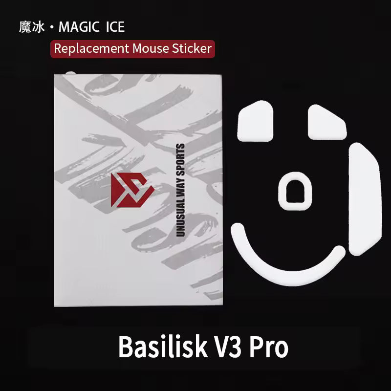 Unusual Way Sports Magic Ice Mouse Skates - Razer Basilisk V3 Pro Gaming Mouse for PC - Perfect for Esports, FPS Games & Smooth Gliding on Ice Rinks