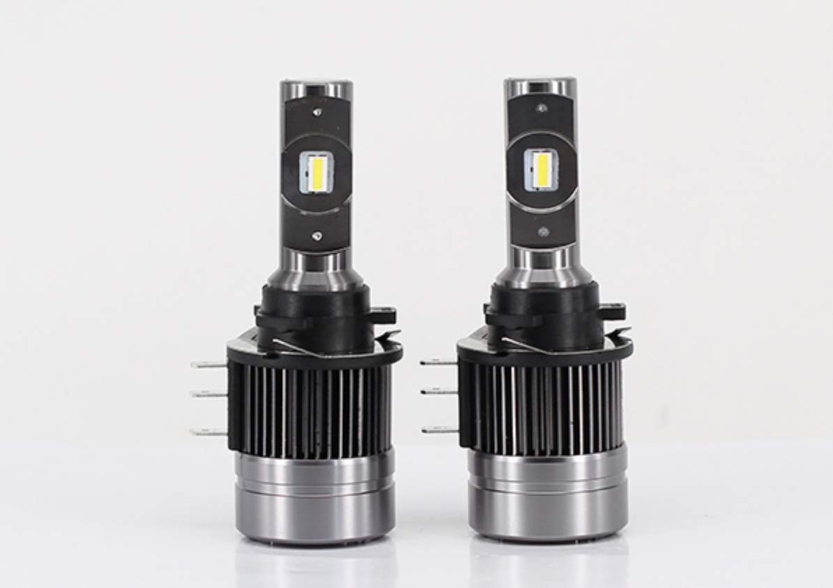 H15 LED Headlight Bulb - Super Bright 6000K White Light, CANBUS Decoder for All Cars - Perfect for Night Driving & Off-Road Adventures