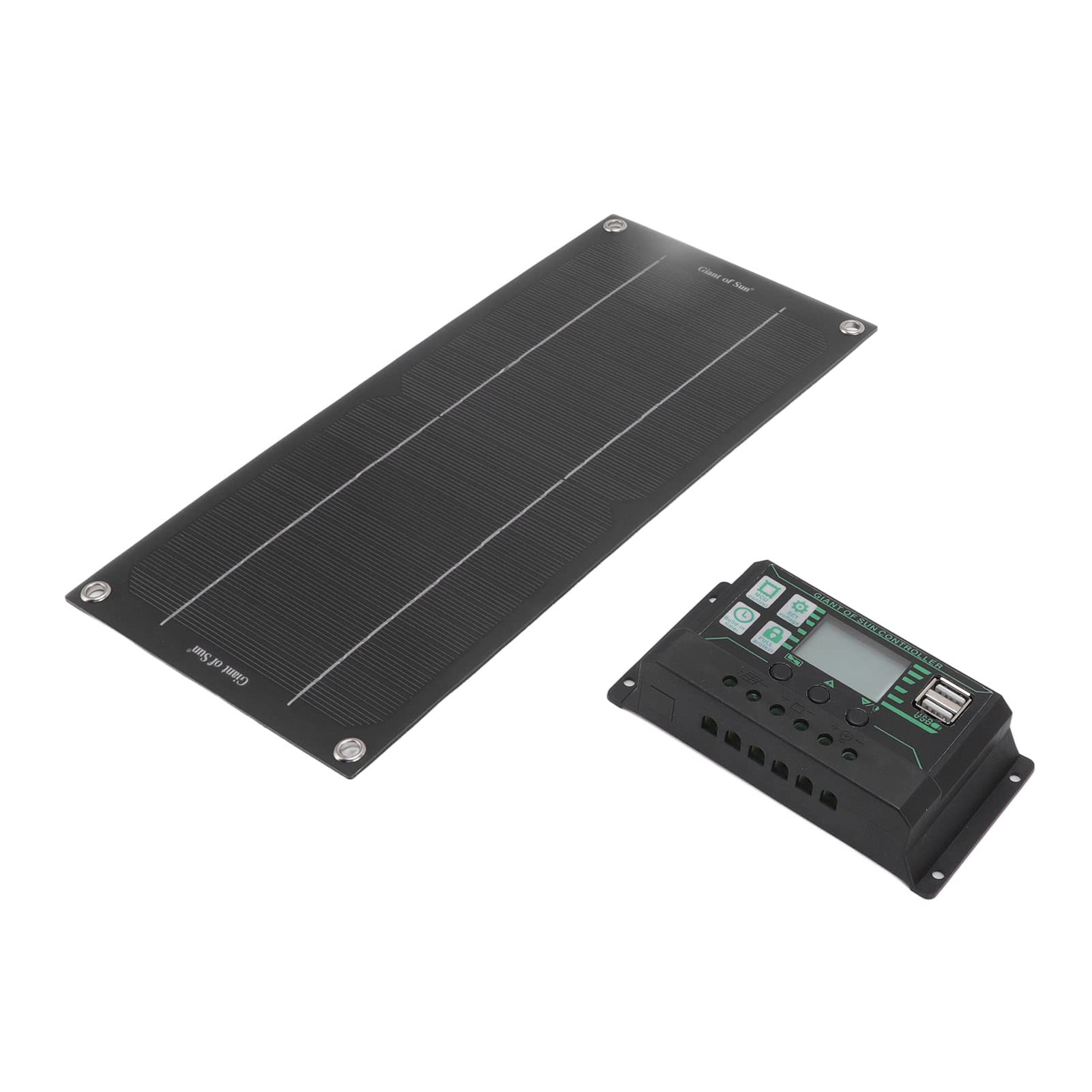 Tgoon Solar Charger Kit - High Efficiency 20W Portable Solar Panel with USB Output for Outdoor Camping, Hiking, RV & Emergency Power Supply | Waterproof & Lightweight Design for Backpacking & Off-Grid Use