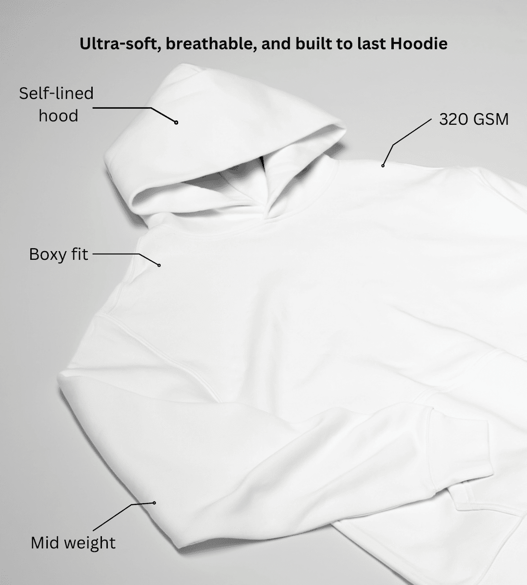 Premium Kids Personalized Hoodie - Ultra Soft 320 GSM Fleece - Custom Name Hooded Sweatshirt for Boys & Girls - Perfect for School, Playdates & Outdoor Activities