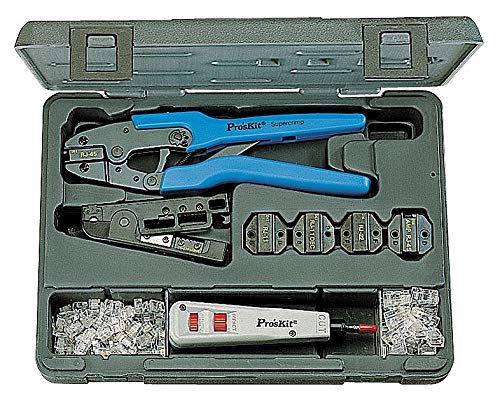 Eclipse 82-Piece Telecommunication Service Tool Kit for Professional Technicians - Ideal for Network Installation, Maintenance & Repair