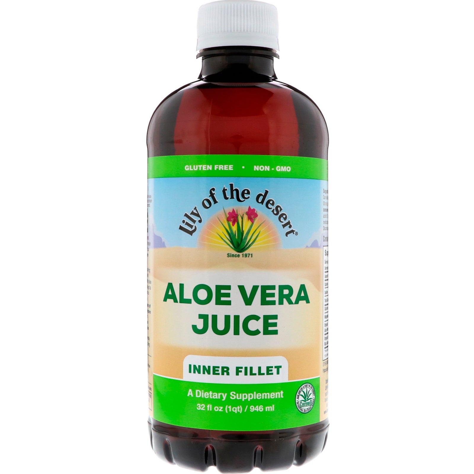 Organic Aloe Vera Juice 32oz - Cold Pressed, Pure & Natural for Digestive Health, Skin Care & Hydration - Perfect for Smoothies, Detox Drinks & Daily Wellness