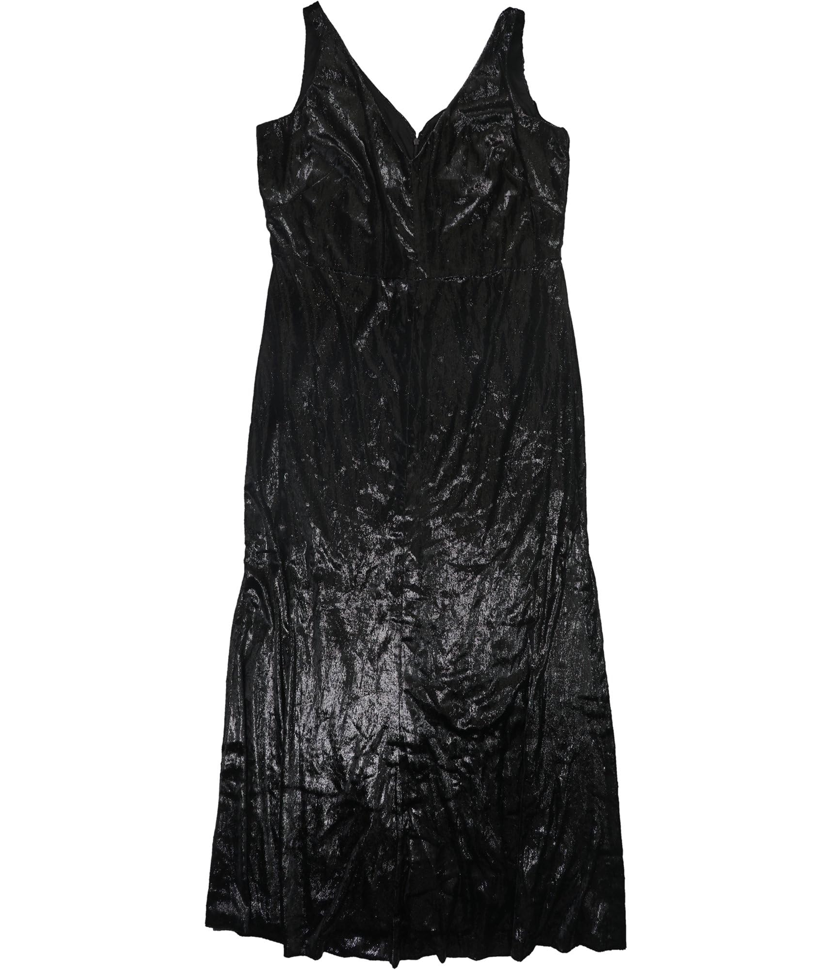 Ralph Lauren Women's Velvet Gown Dress - Elegant Black Evening Dress Size 18 | Perfect for Formal Events, Weddings & Holiday Parties