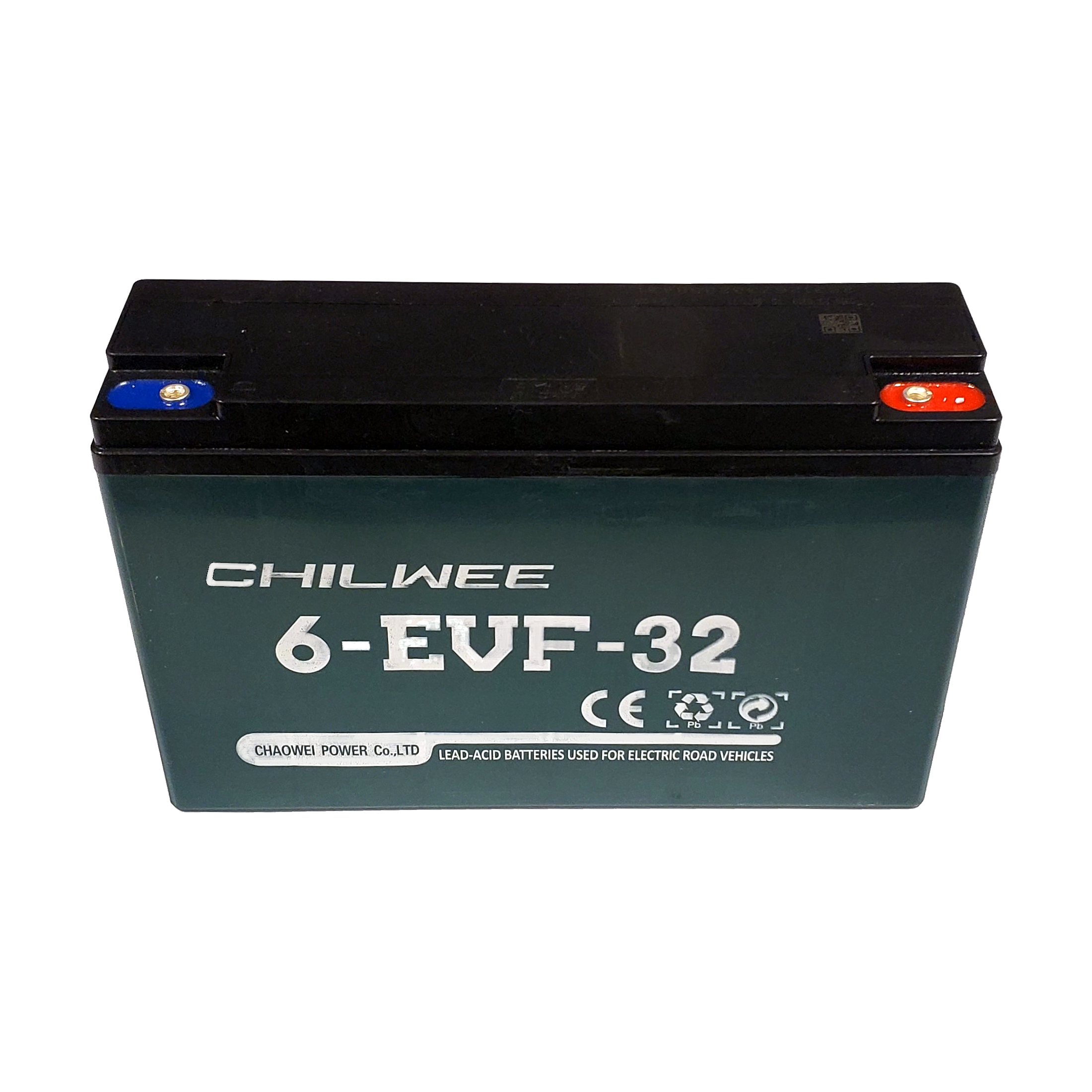 12V 32AH 6 EVF 32 Battery Cell - Deep Cycle Rechargeable Battery for Golf Carts, Electric Scooters & Solar Power Systems