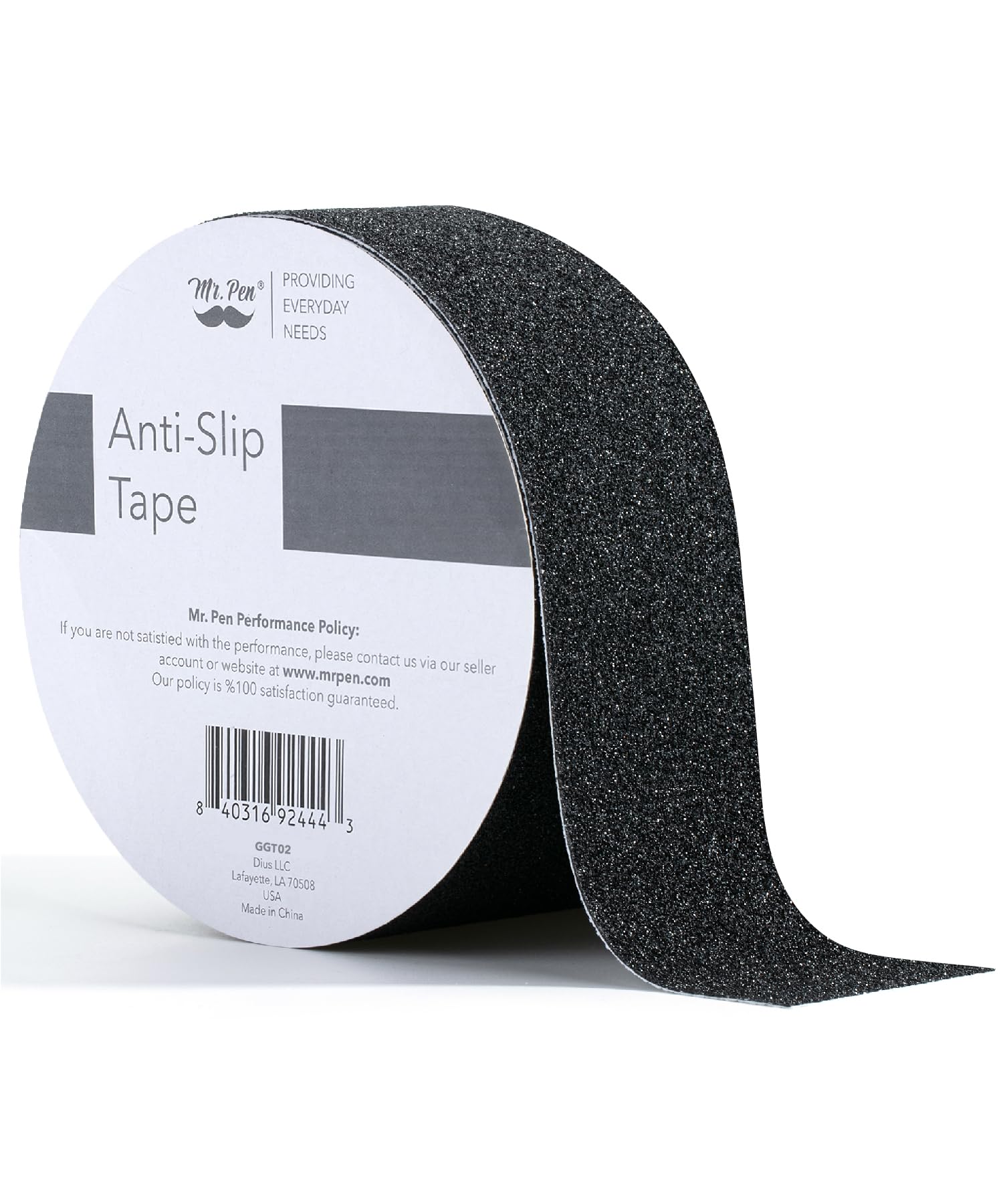 Mr. Pen Anti-Slip Grip Tape Roll - 2 Inch x 23 Feet, Non-Skid Friction Tape for Stairs, Waterproof & Durable, Perfect for Staircases, Ramps, and Sports Equipment
