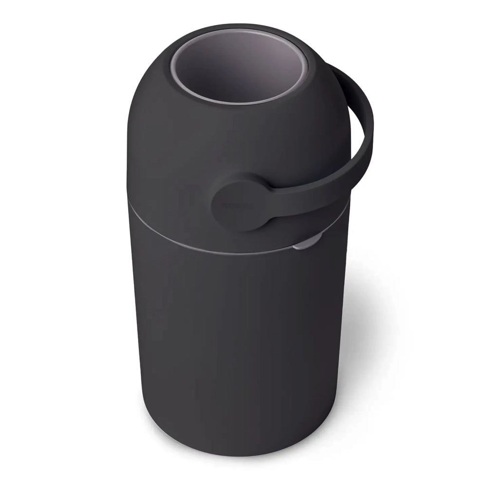 Magic Diaper Pail in Graphite - Odor-Locking Baby Diaper Disposal System for Nursery & Changing Stations | Ideal for Newborns & Toddlers