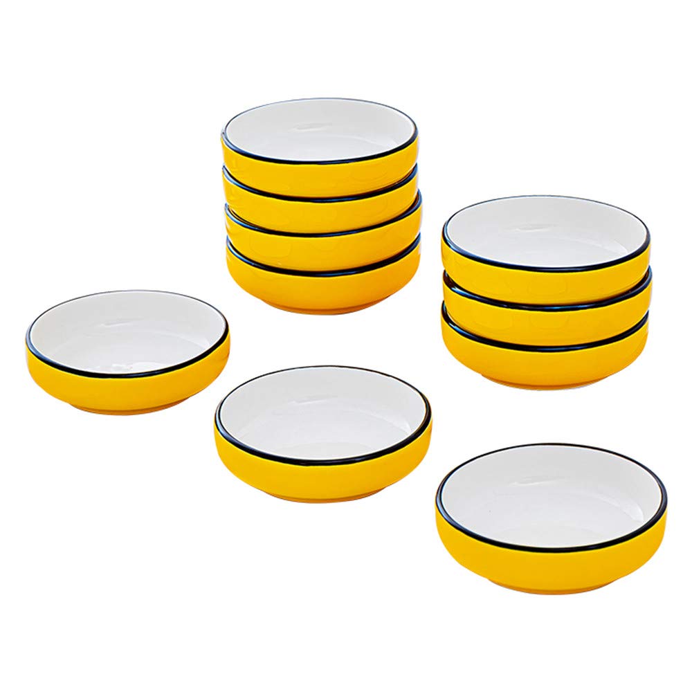 Creative Ceramic Small Plate - Multi-Use Kitchen Seasoning Dish for Sauces, Vinegar & Condiments | Perfect for Dining, Entertaining & Food Presentation