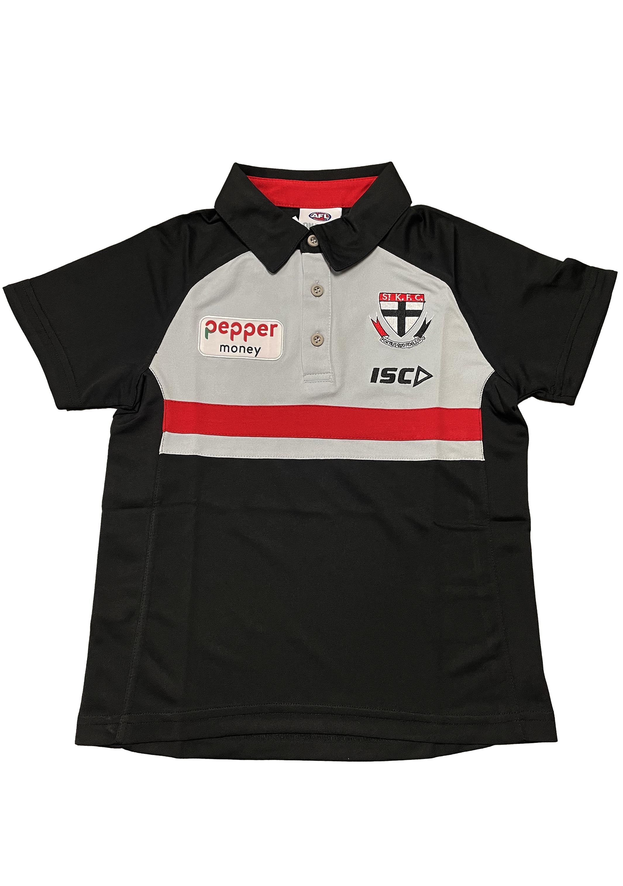 ISC Kids ST Kilda 2020 Media Polo Shirt - SK20POL01K - Comfortable Youth Polo for School Uniforms & Team Sports