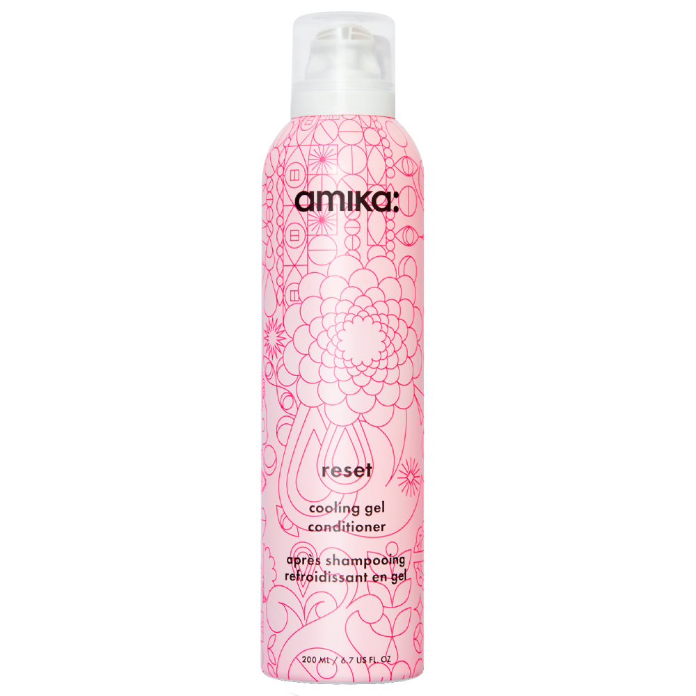 Amika Reset Clarifying & Cleansing Gel Conditioner for Oily Hair - 6.7 oz | Sulfate-Free, Vegan Hair Care for Deep Scalp Cleansing & Volume Boost - Perfect for Post-Workout or Post-Swim Hair Refresh