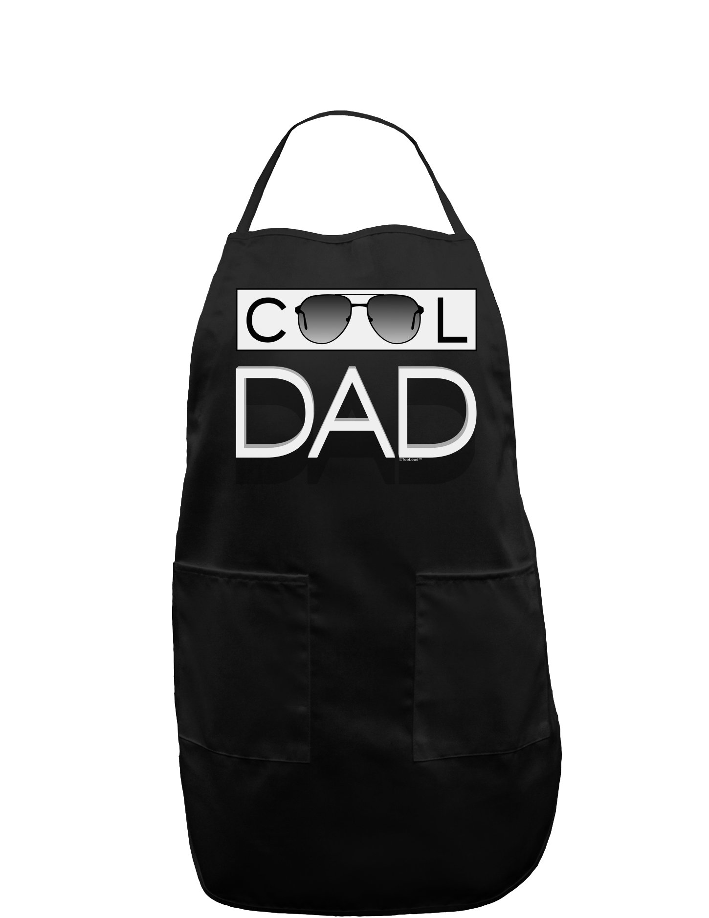 Stylish Dark Kitchen Apron for Men - Perfect for Grilling, Cooking & BBQ - Cool Dad Gift Idea