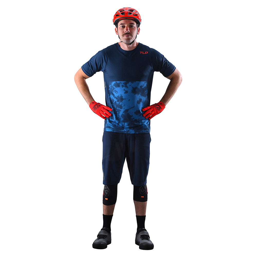 Skyline Air SS Jersey - Dark Slate Blue - Men's Performance Basketball Jersey for Training & Games - Lightweight & Breathable Fabric for Sports & Casual Wear