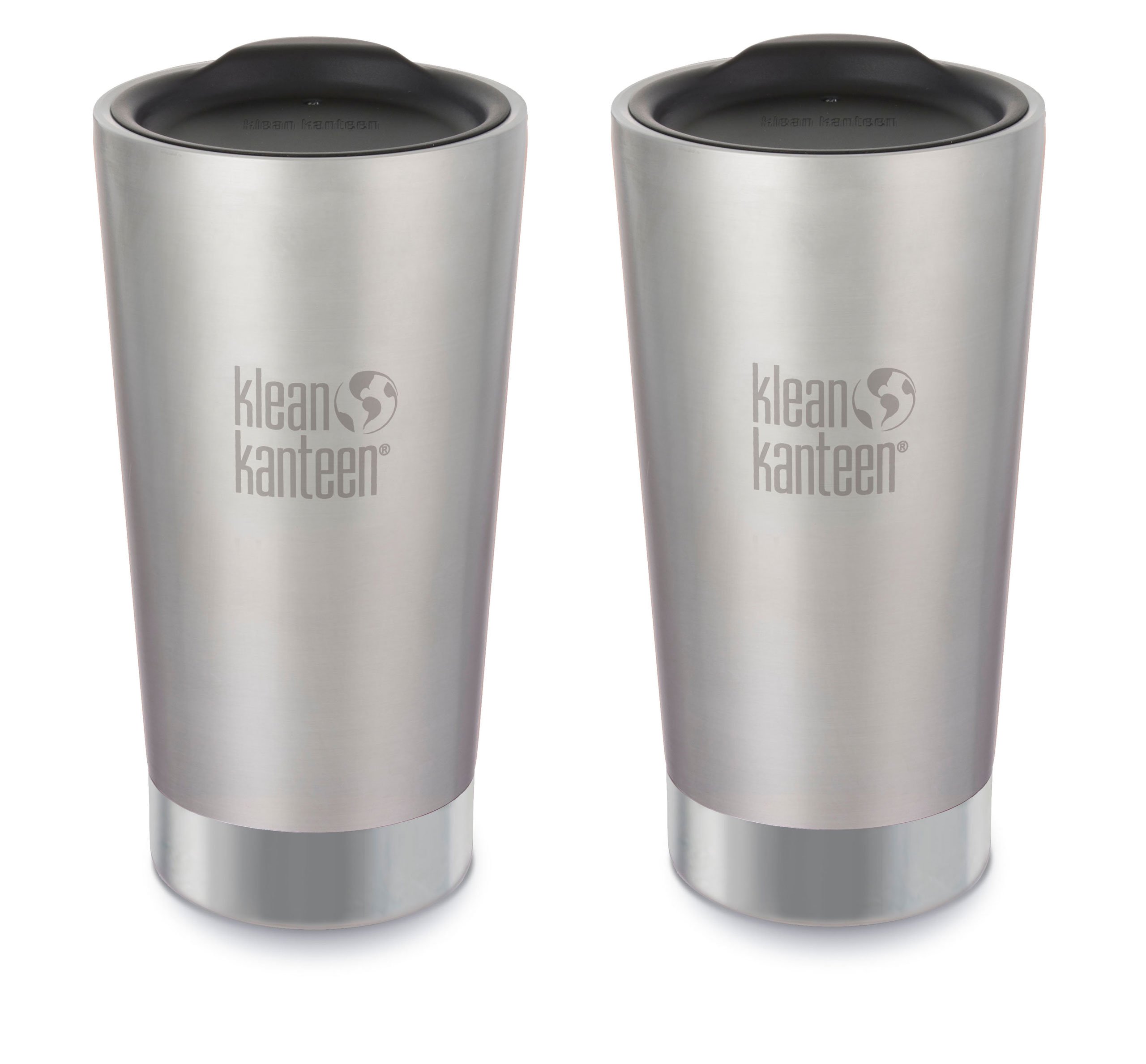 Klean Kanteen 16oz Vacuum Insulated Stainless Steel Tumbler with Lid - Double Wall Insulated Coffee Mug for Hot & Cold Drinks - Perfect for Camping, Office, Travel & Outdoor Activities