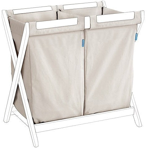 UPPAbaby Bassinet Stand & Hamper Insert - Portable Baby Changing Station for Nursery, Travel & On-the-Go Use