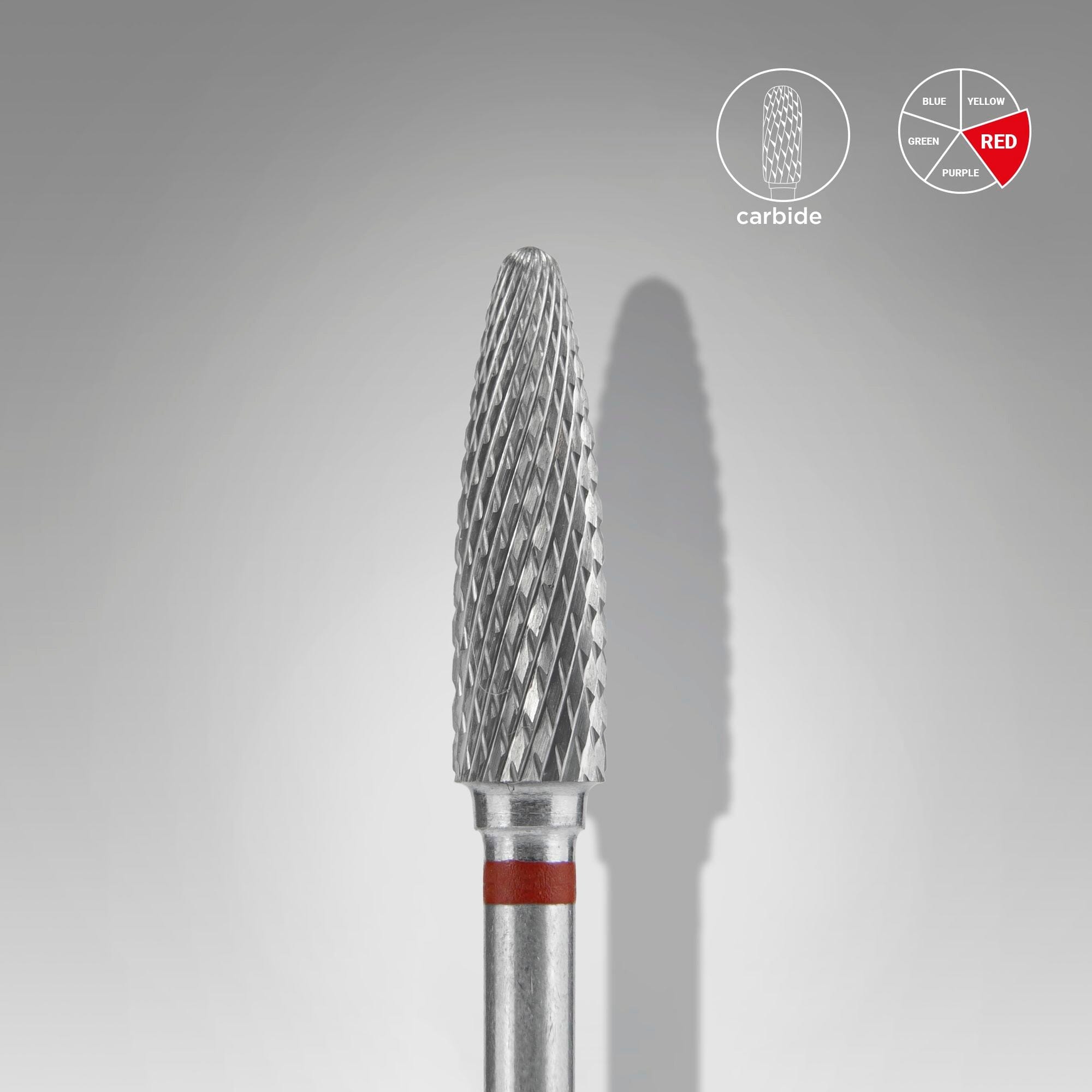 Staleks 4mm Carbide Nail Drill Bit for Corn Removal - Professional Pedicure Tool for Salon & Home Use