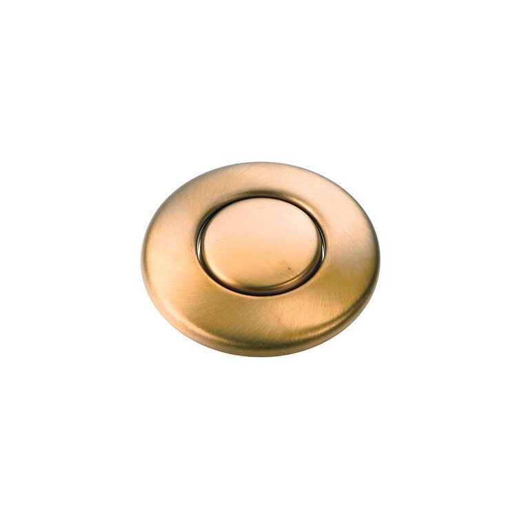 1-3/4 Inch Brushed Bronze Plastic Air Switch Button for Garbage Disposal - Easy Touch Control for Kitchen Sink Waste Disposer (Perfect for Home, Restaurant & Commercial Use)