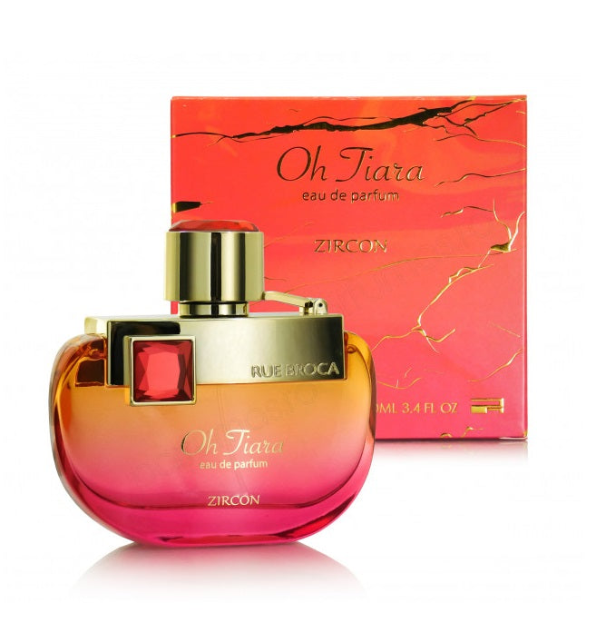 Afnan Rue Broca Oh Tiara Zircon 100ML EDP Spray for Women - Luxury Floral Fruity Perfume for Date Night & Special Occasions