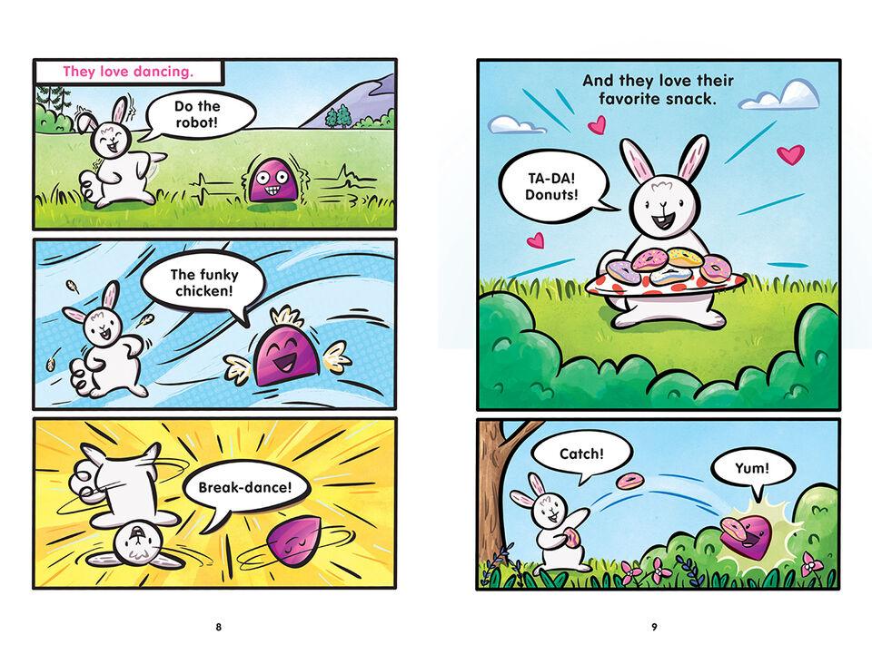 Bunbun & Bonbon Hoppy Go Lucky - Cute Bunny Plush Toy for Kids & Collectors - Perfect for Easter Gifts, Nursery Decor, and Birthday Presents