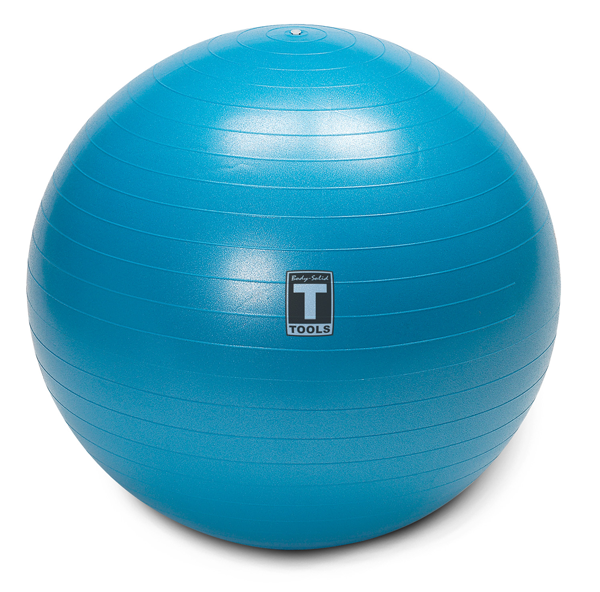 Body Solid 75cm Stability Ball - Anti-Burst Exercise Ball for Yoga, Pilates, Core Workouts & Home Gym Fitness - Great for Balance Training, Physical Therapy & Office Chair Replacement