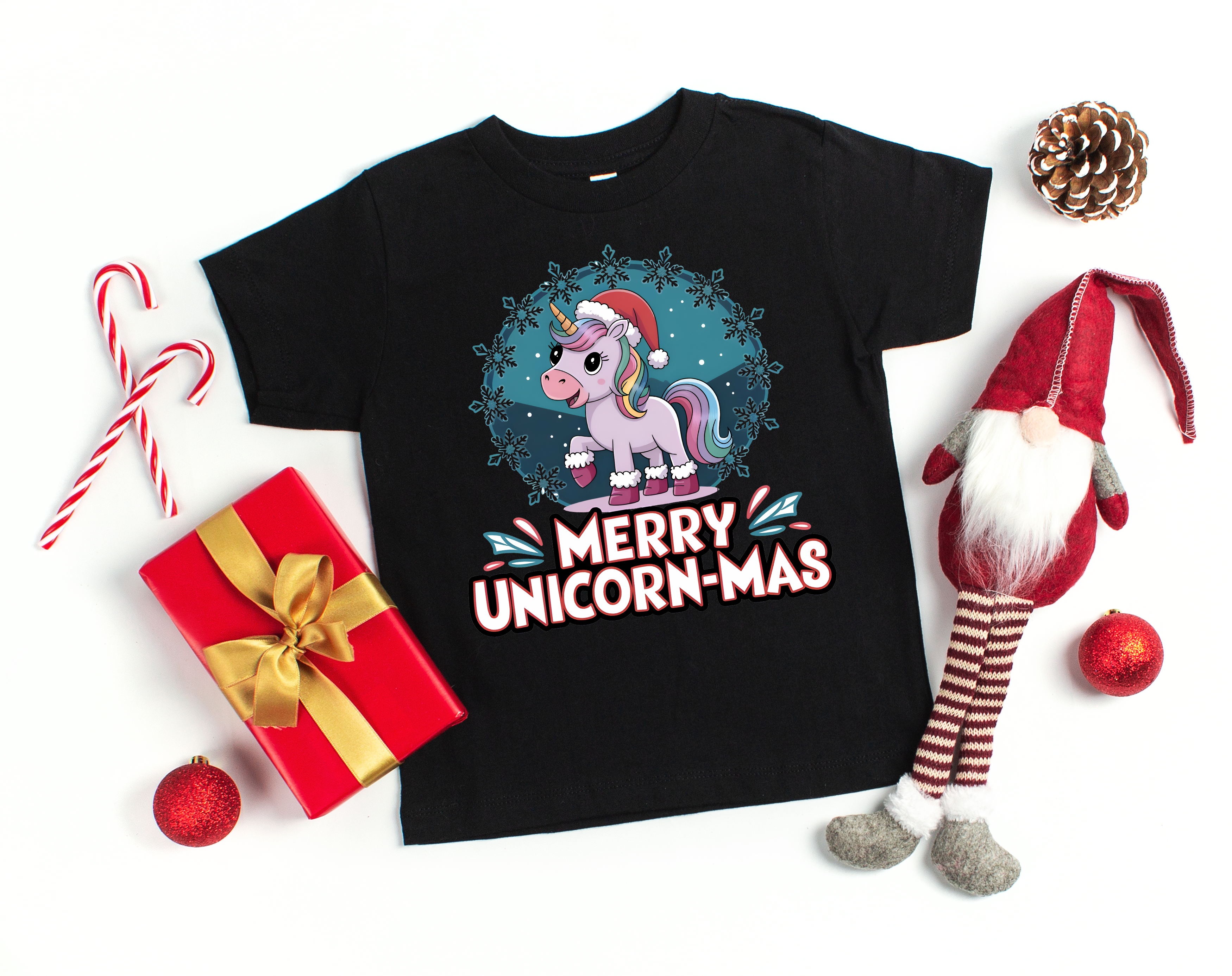 Merry Unicorn Face Mask - Reusable & Washable Unicorn Print Mask for Kids & Adults | Perfect for Halloween, Cosplay, Parties & Festivals