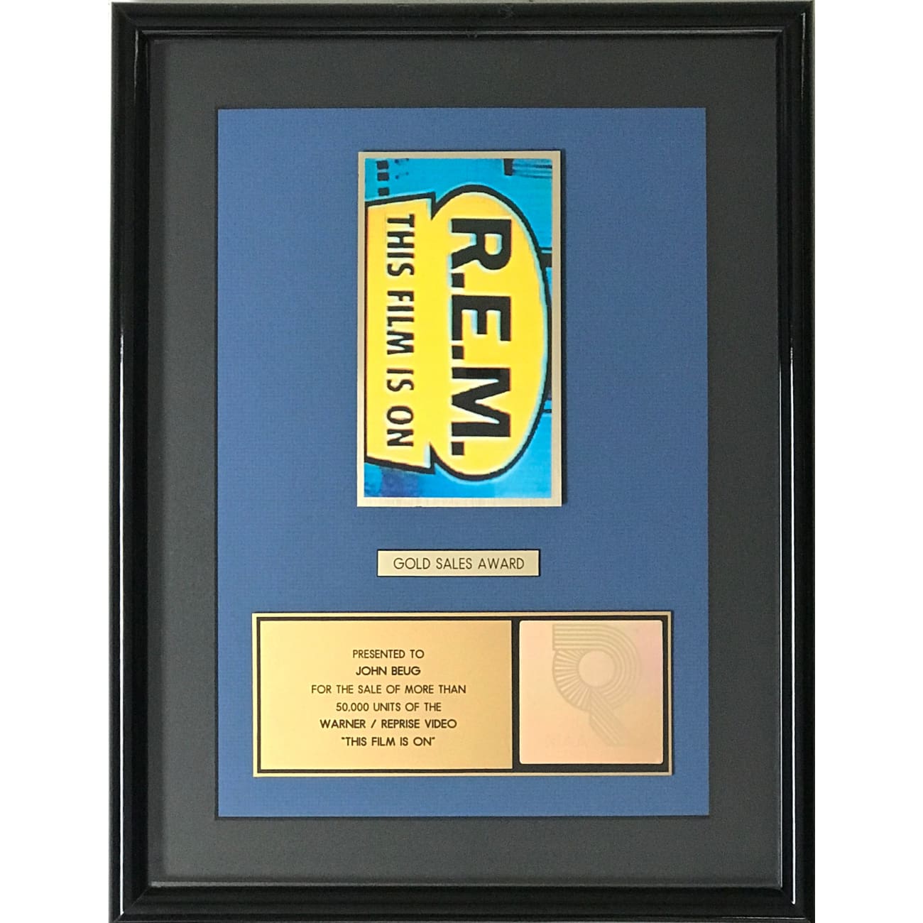 R.E.M. This Film Is On RIAA Gold Video Award - Official Music DVD for Collectors | Perfect for Home Entertainment & Music Lovers
