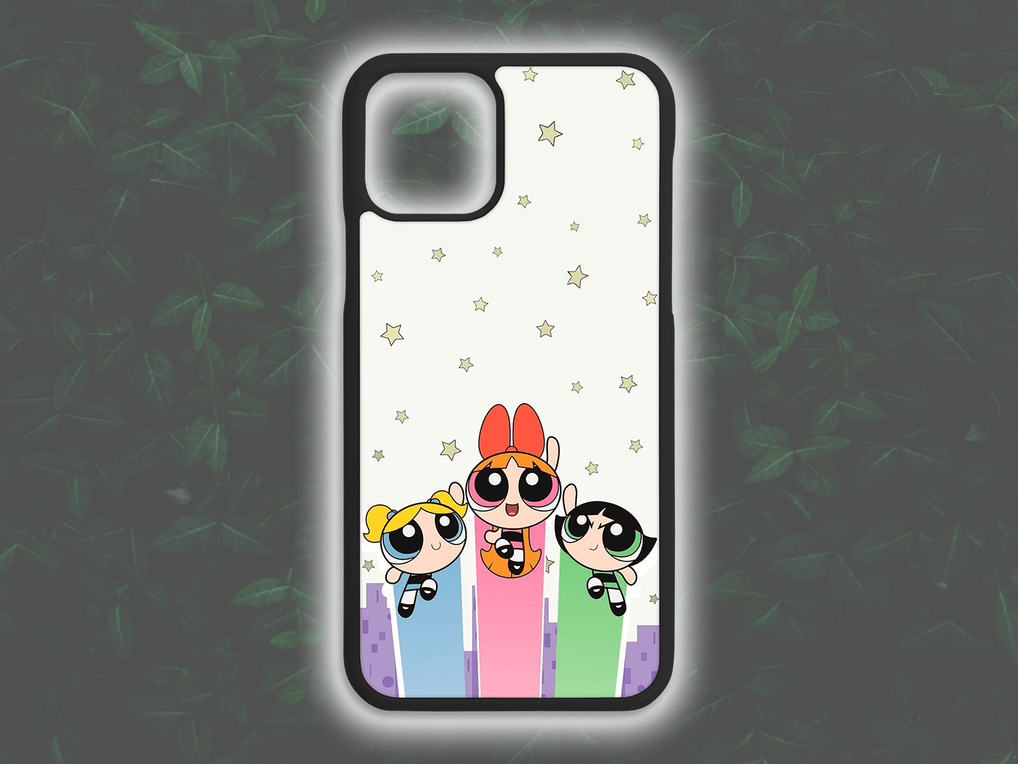 The Powerpuff Girls Cute Cartoon Shockproof Rubber Phone Case for iPhone & Samsung - Perfect for Kids, Teens & Anime Fans - School, Work & Daily Use