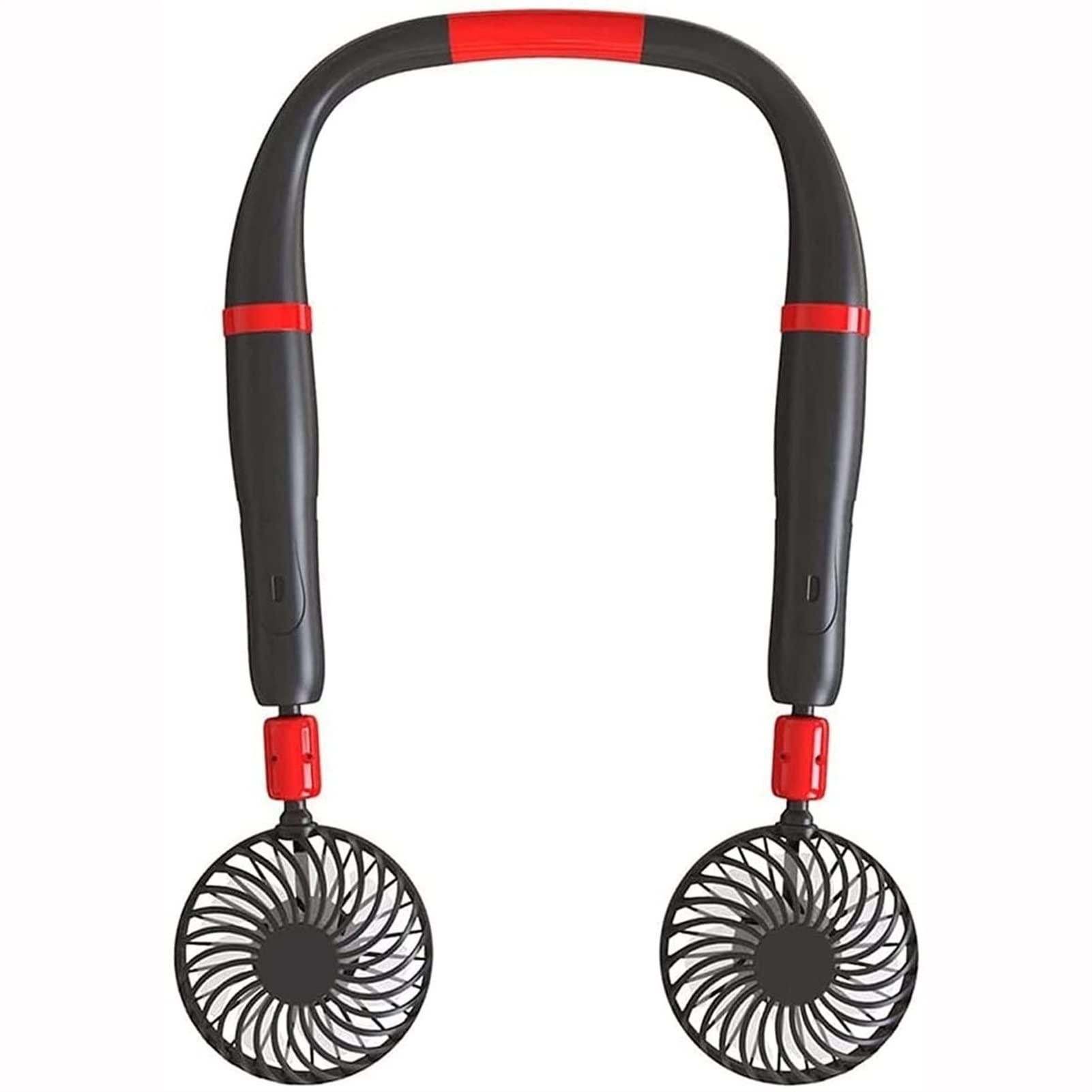 Hands Free Portable Neck Fan - Rechargeable USB Personal Cooling Fan with 3 Speed Levels, Lightweight for Home, Office, Travel, Gym & Outdoor Activities (Black) - Stay Cool While Working, Exercising or Commuting