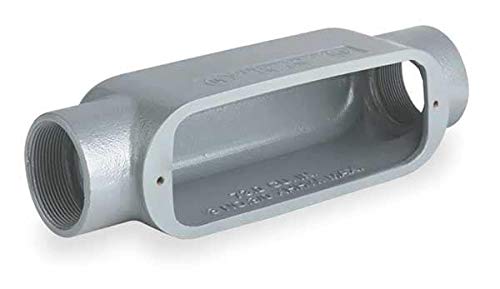 1-1/4 Inch Iron Conduit Outlet Body - Heavy Duty Electrical Conduit Fitting for Commercial & Industrial Wiring Applications