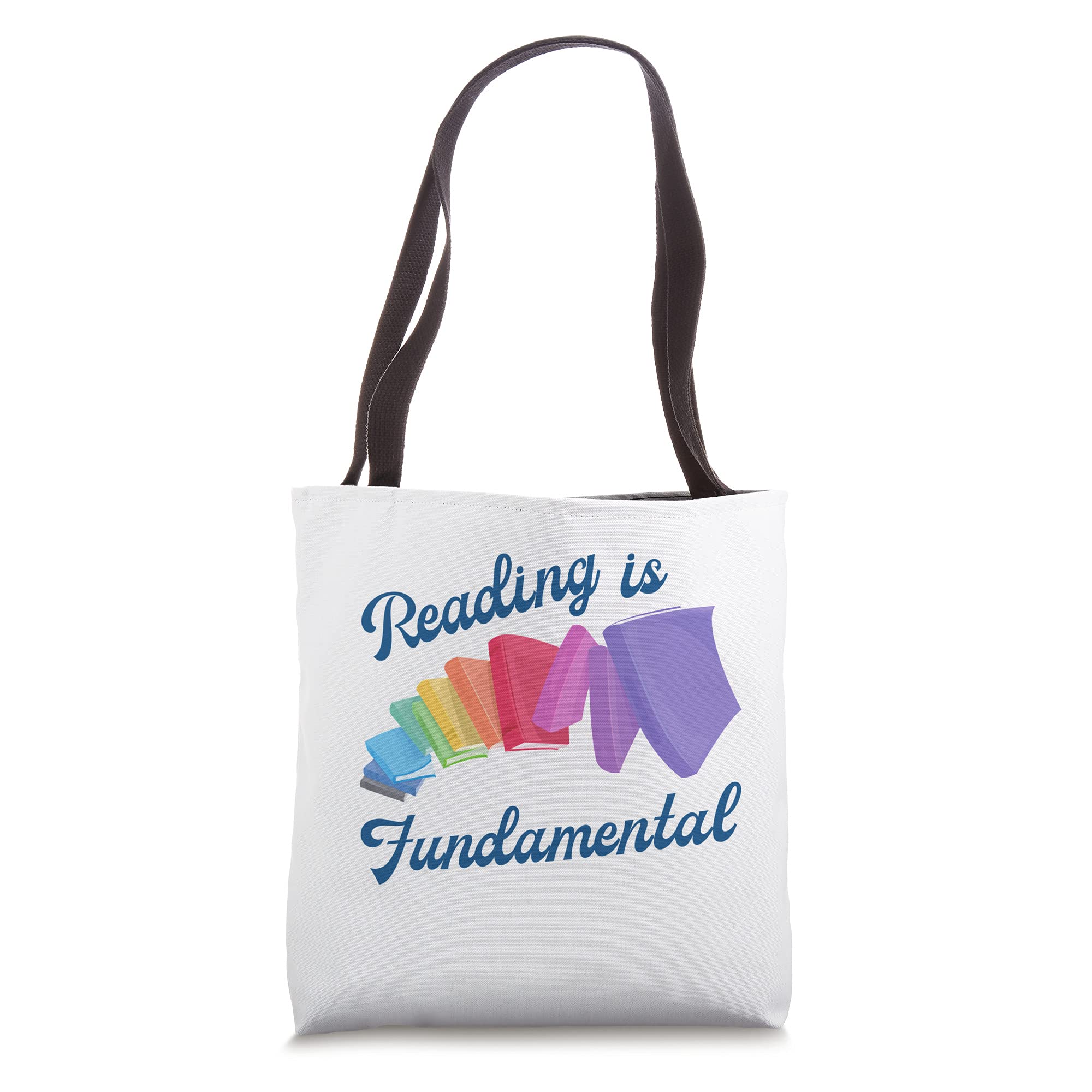 Reading is Fundamental Tote Bag - Durable Cotton Book Lover Tote for Library, School & Shopping - Perfect Book Club Gift & Everyday Carry Bag