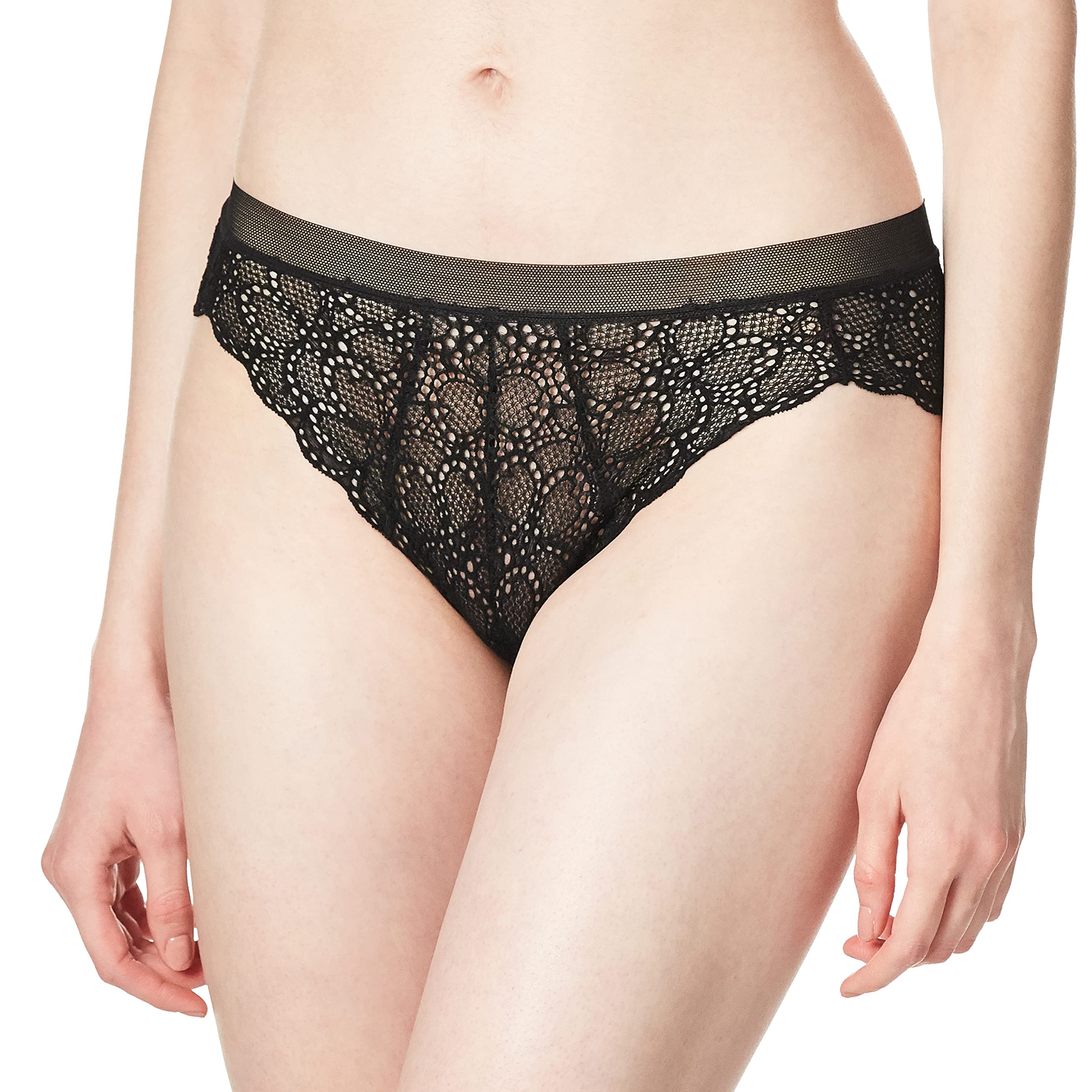DKNY Women's Superior Scalloped Lace Balconette Bra with Line Cups - Comfortable & Sexy Underwire Bra for Everyday Wear, Date Nights & Special Occasions