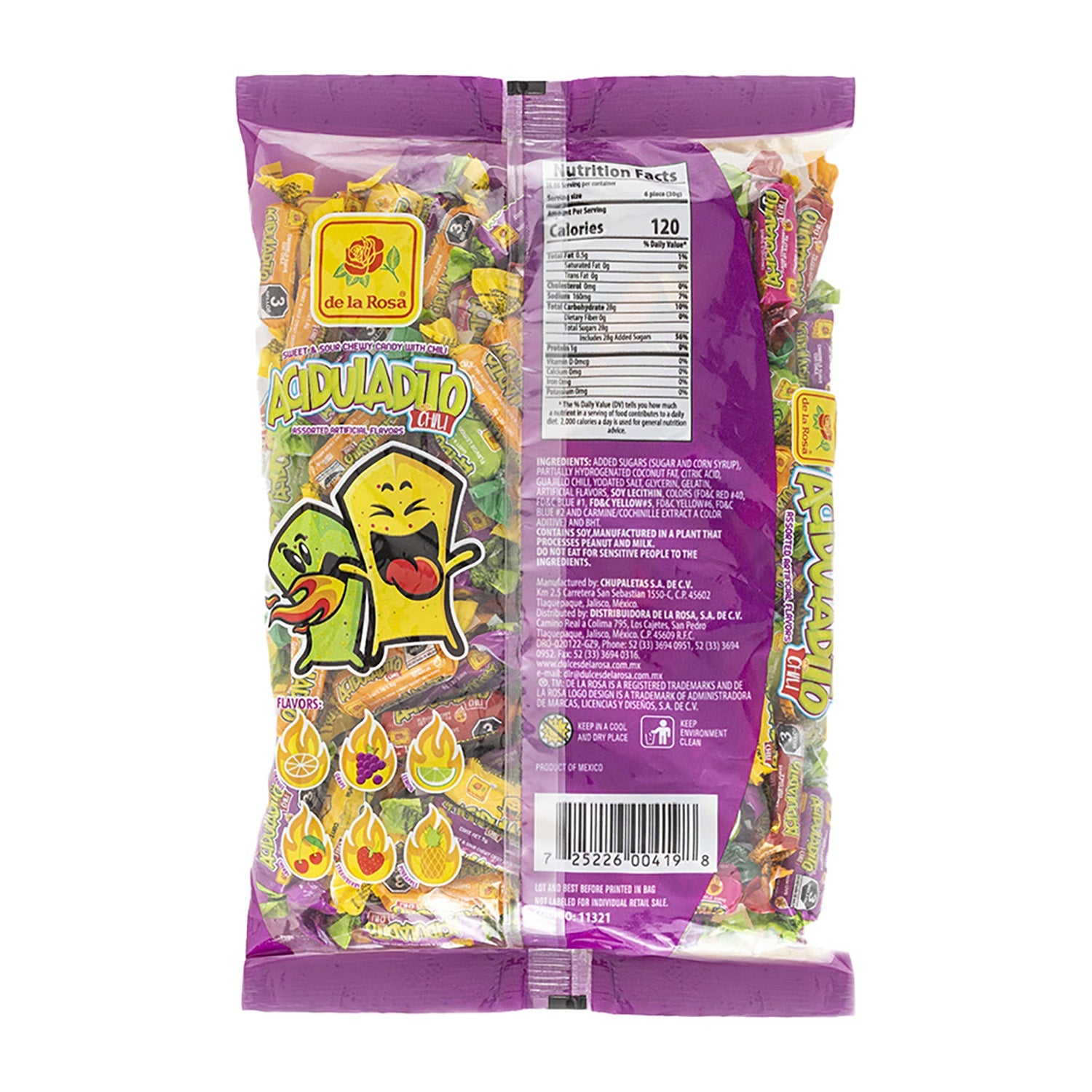 De La Rosa Soft & Tangy Caramel Candy | 100 Count Bag | Perfect for Halloween Treats, Party Favors & Office Snacks