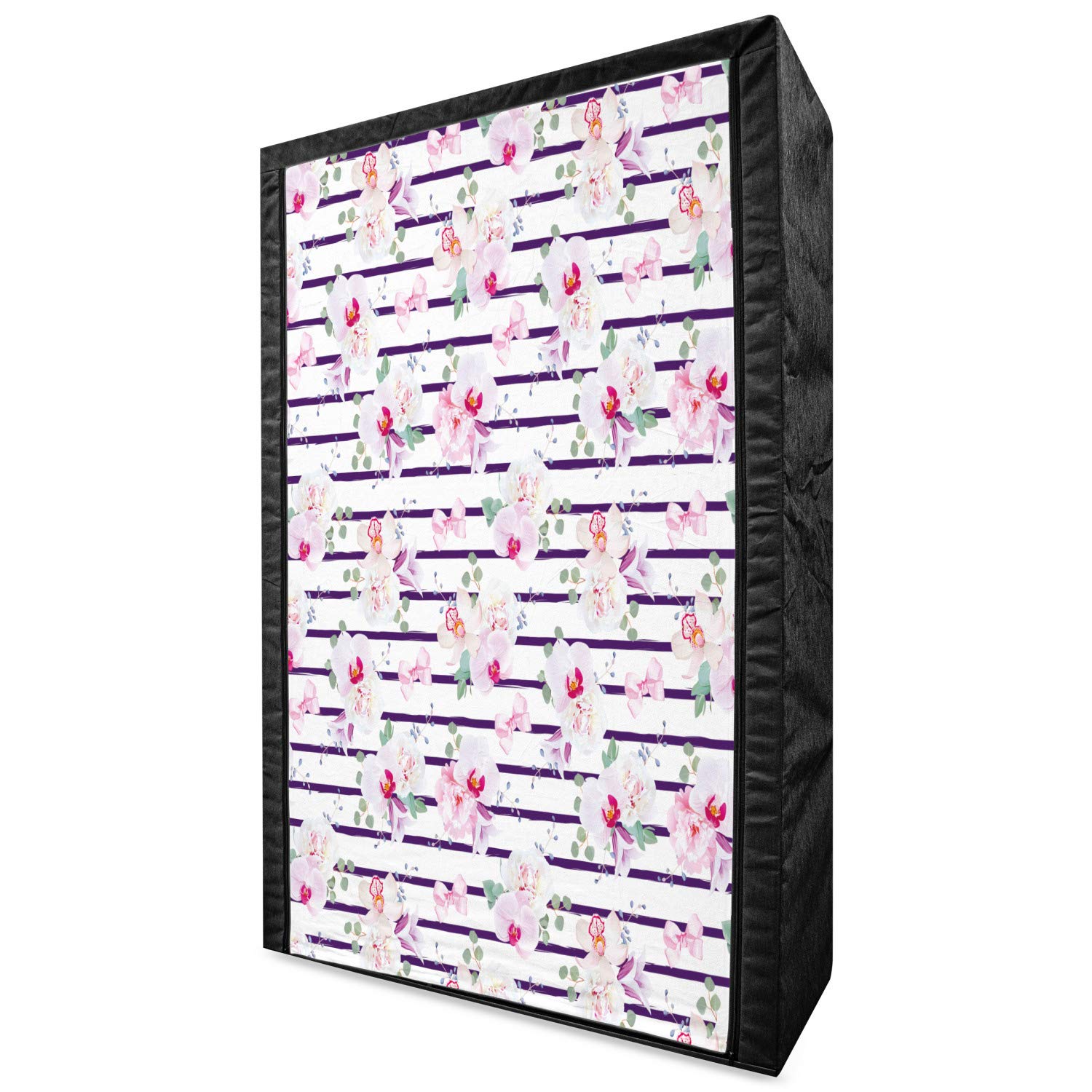 Ambesonne Portable Fabric Wardrobe with Shelves - 42.5