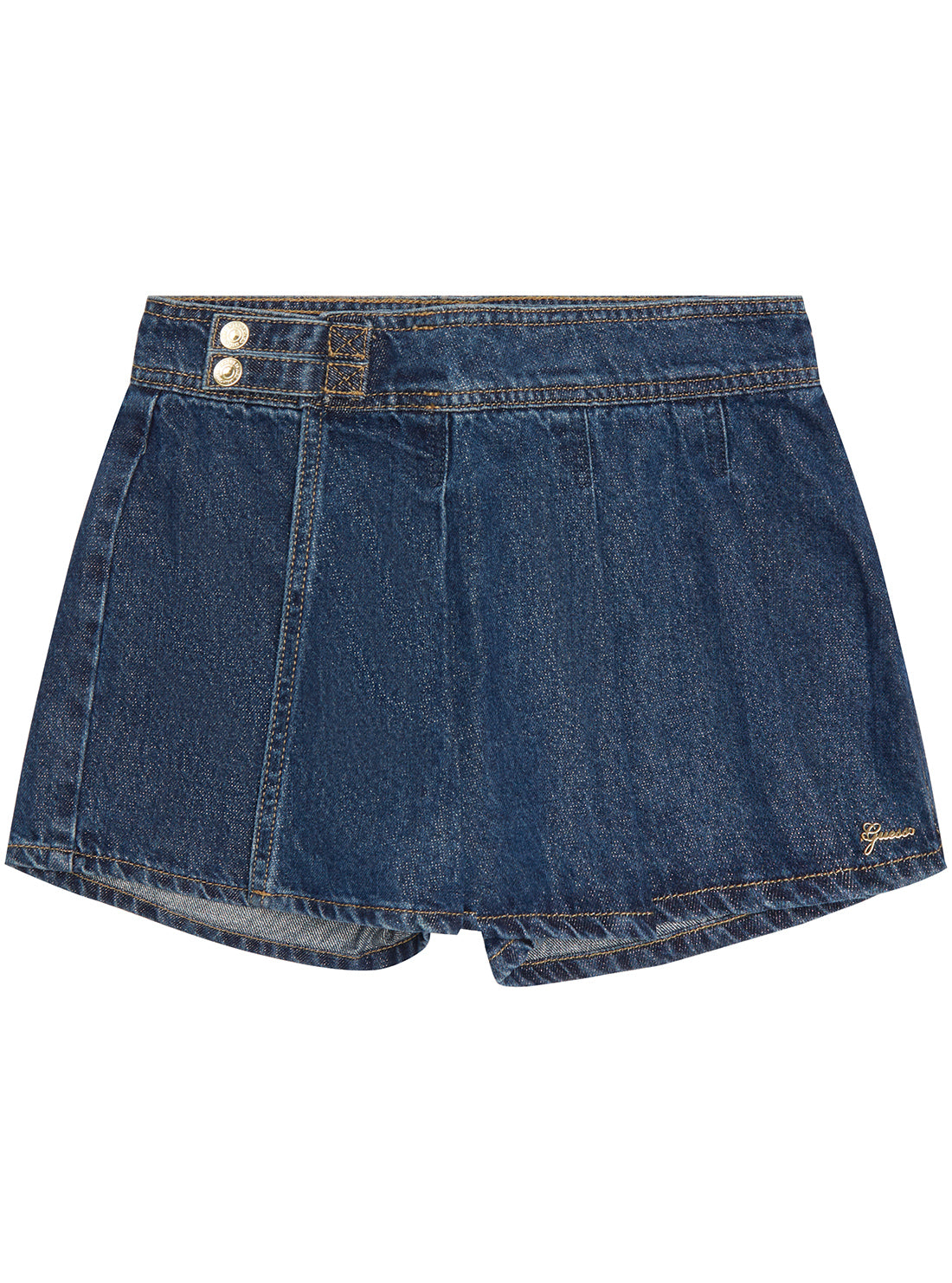 Stylish Blue Denim Lurex Skirt Shorts for Women - Perfect for Casual Outings, Summer Parties & Outdoor Activities
