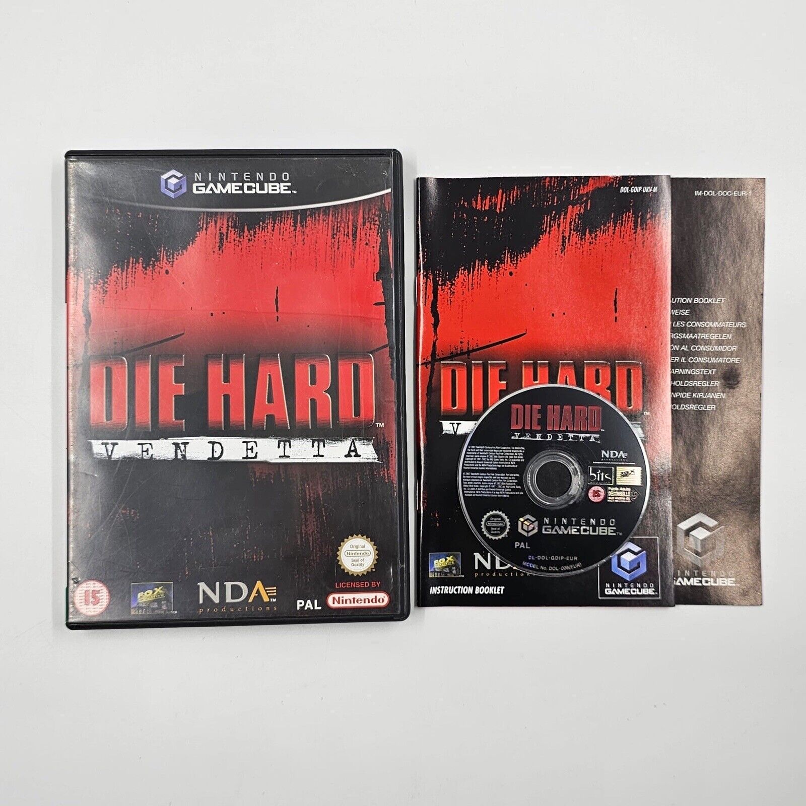 Die Hard Vendetta - Nintendo GameCube Game with Manual (PAL Version) - Action Adventure for Retro Gaming & Collectors