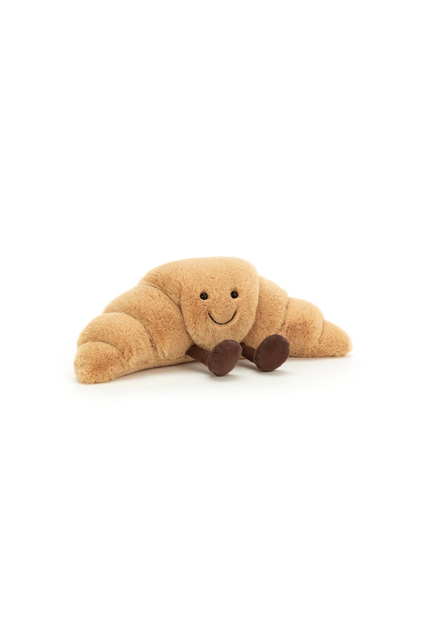 Jellycat Amuseables Croissant Plush Toy - Soft & Cuddly French Pastry Stuffed Animal for Kids & Adults - Perfect for Gifts, Nursery Decor, and Stress Relief