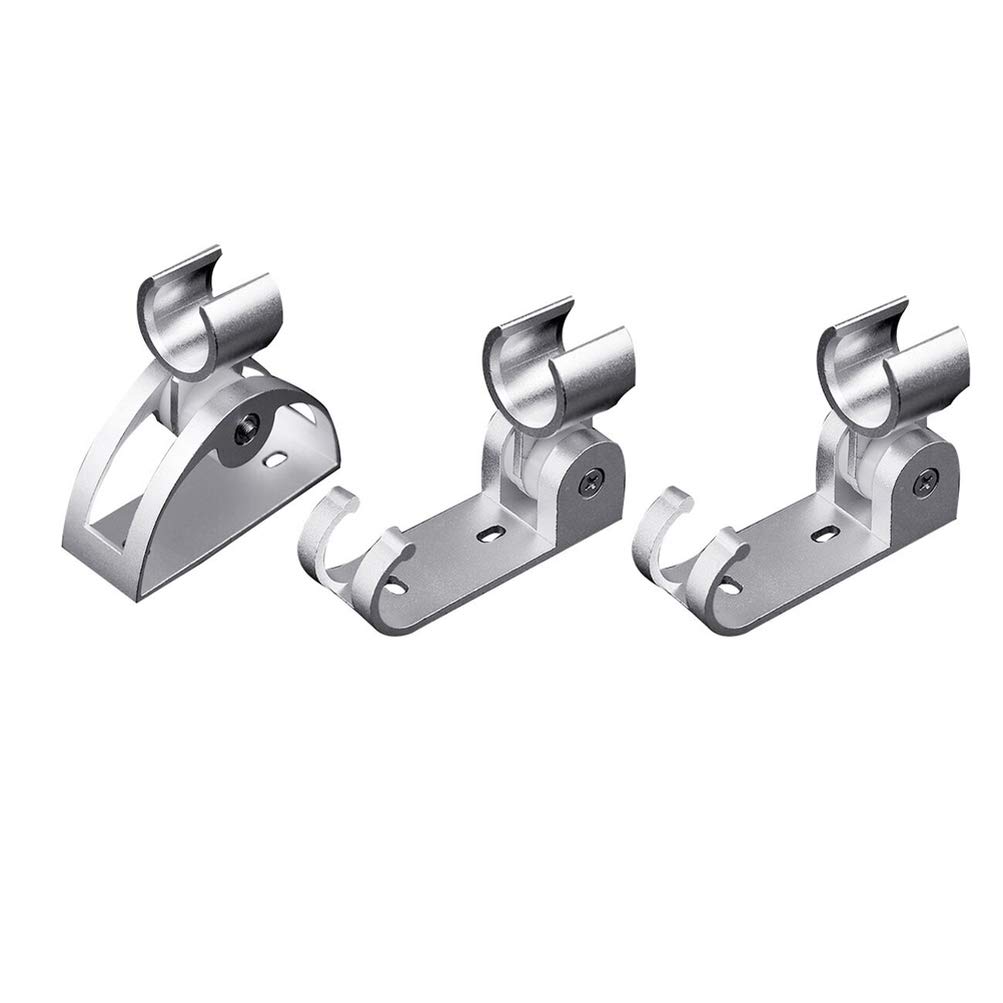 TOPBATHY 3-Pack Adjustable Aluminum Shower Head Holder - Handheld Shower Bracket for Bathroom, Bidet & Shower Sprayer - Durable & Rust-Proof Shower Mount for Home, RV & Spa Use